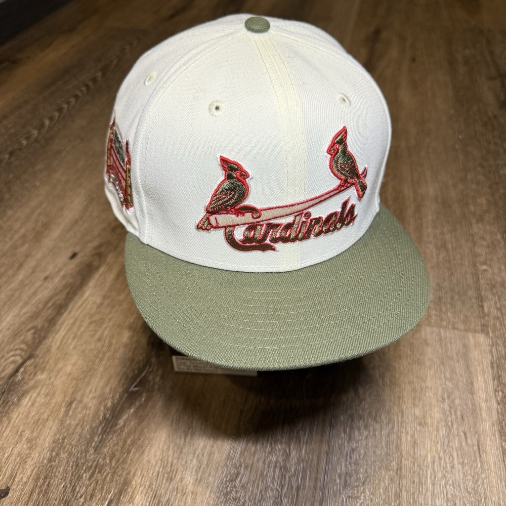 Hat Club St Louis Cardinals New Era Cap 7 3/4 MyFitteds Dirty Martini UV Green